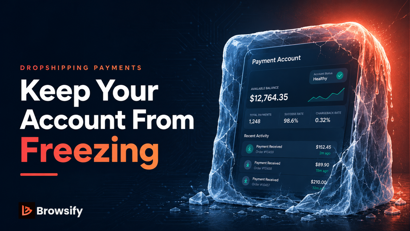 How to Keep Your Payment Processor From Freezing Your Dropshipping Account