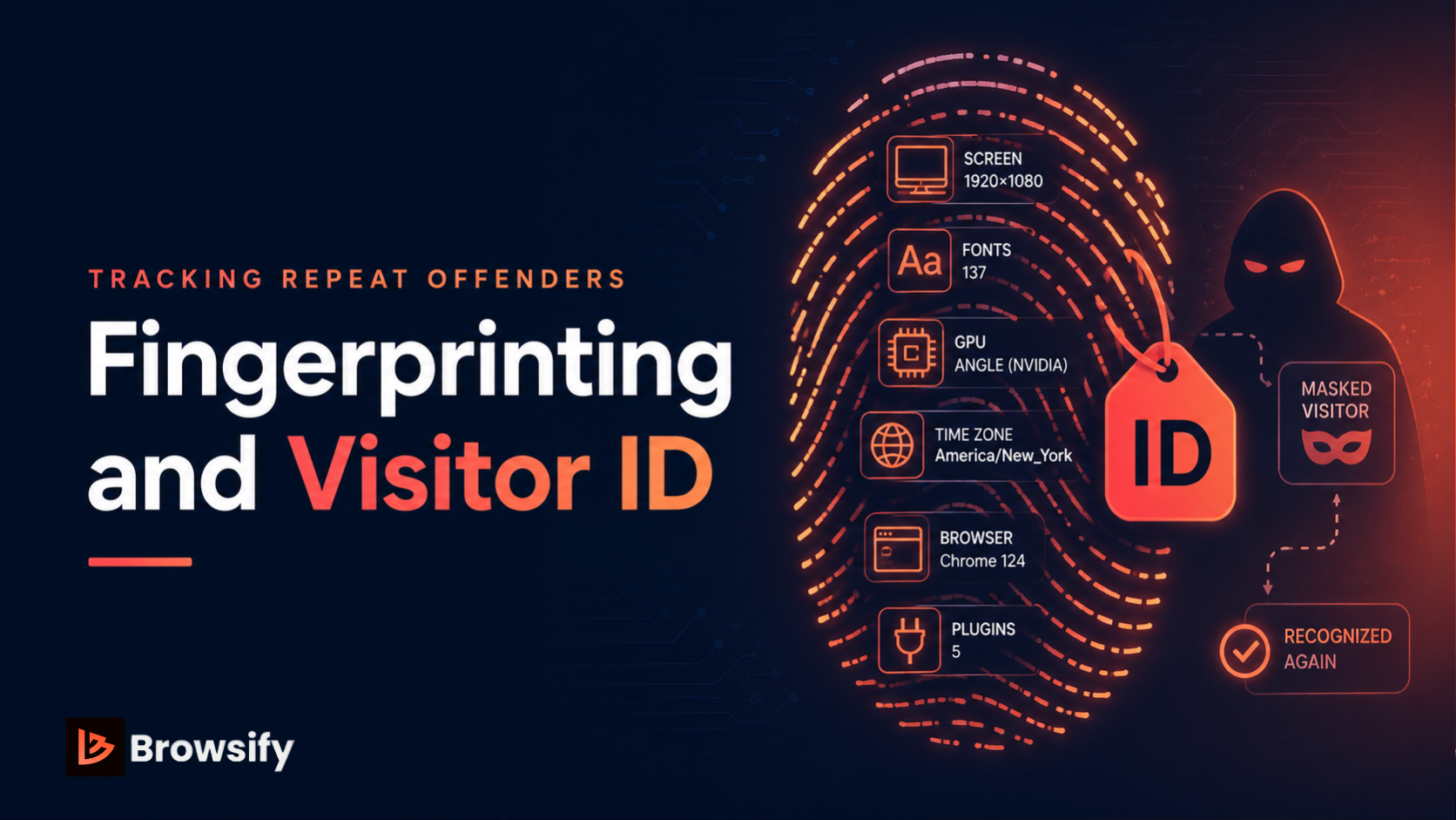 Browser Fingerprinting and Visitor ID: Tracking Repeat Offenders